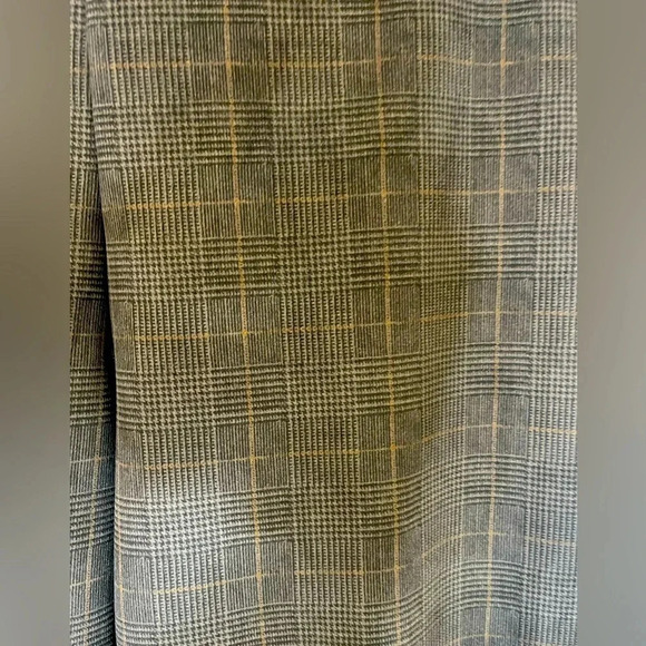 T Tahar plaid faux suede pants women plus size tummy control size 1X - Picture 8 of 17